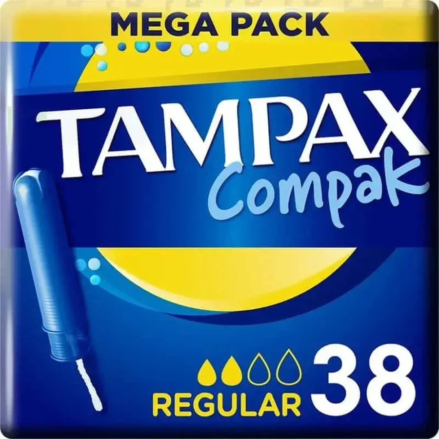 Тампоны Tampax Compak Regular с аппликатором, 38 шт.: цены и характеристики