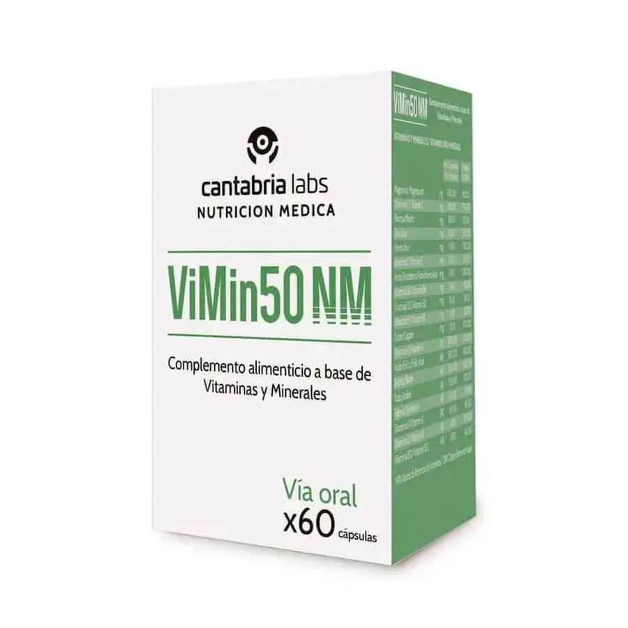ViMin 50 NM 60 капсул, Кантабрія Лабс Медичне харчування: ціни та характеристики