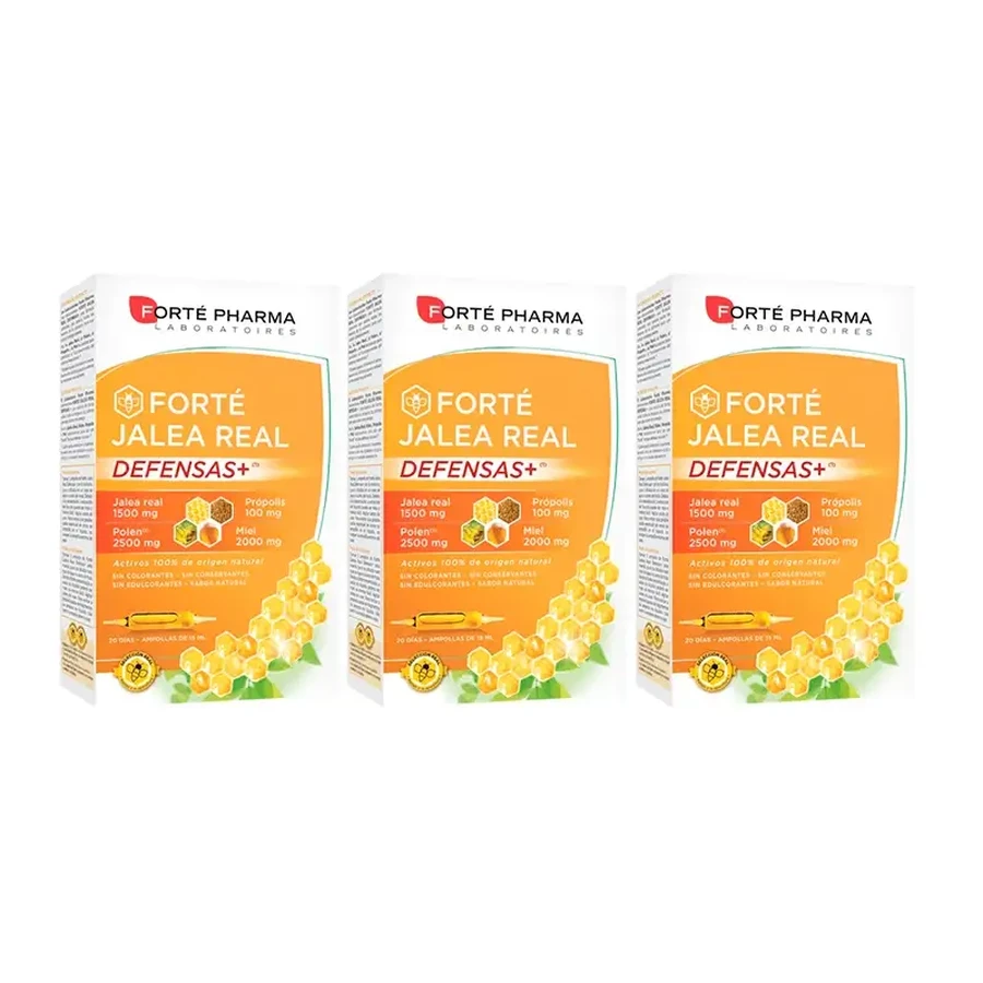 Forté Pharma Triplo Forté Royal Jelly Defence+, 3 x 20 флаконов: цены и характеристики