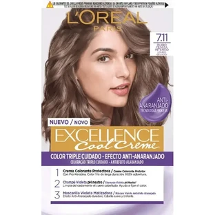 L'Oréal Paris Excellence Creme Permanent Hair Color - Оттенок 7.11 Интенсивный пепельный блондин