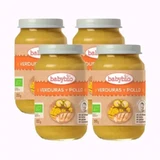 Babybio Меню Традиційне куряче філе, упаковка 4 х 200 грамів