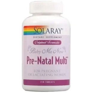 Solaray Baby Me Now Prenatal Multi 150 таблеток для вагітних
