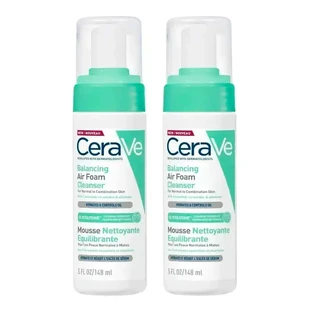 CeraVe Air Foam Rebalancing Cleanser, упаковка 2 x 148 мл