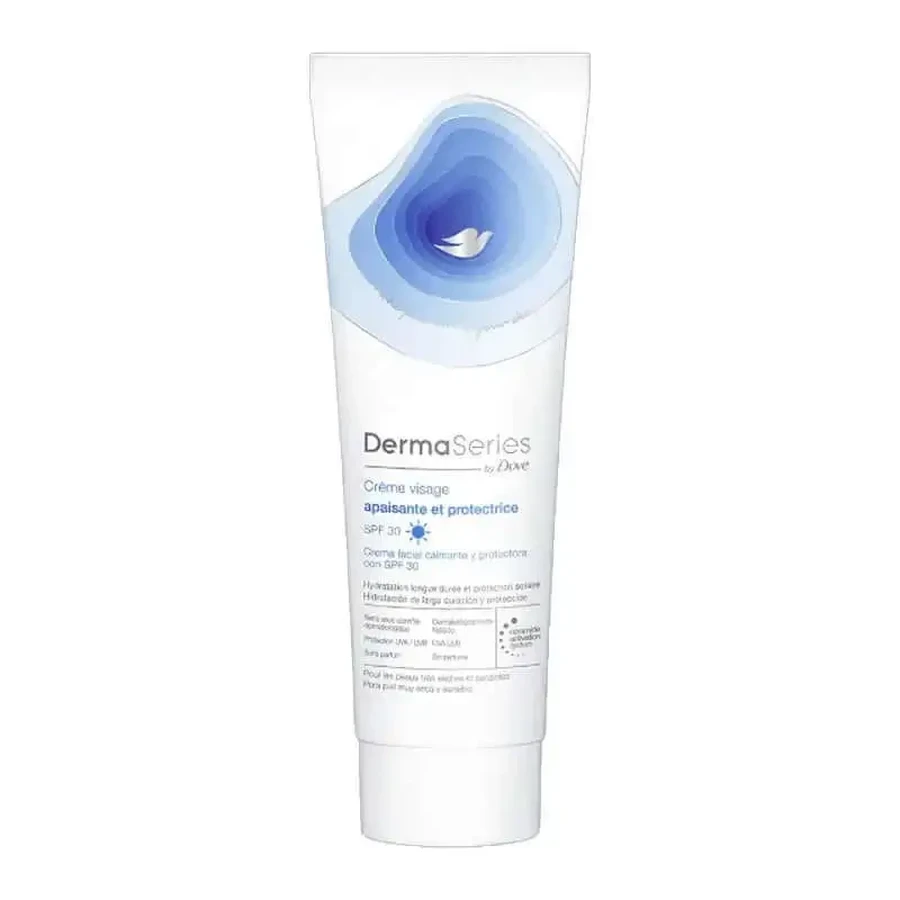 Dove Dermaseries Заспокійливий і захисний крем для обличчя SPF 30 50 мл: ціни та характеристики
