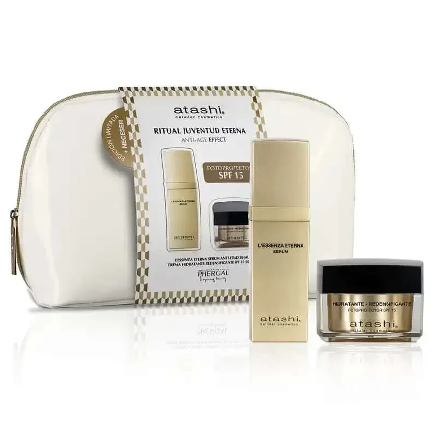 Туалетна сумка Atashi Ritual Eternal Youth Anti-Ageing Serum Redensifying Moisturizing Cream, 80 мл: ціни та характеристики