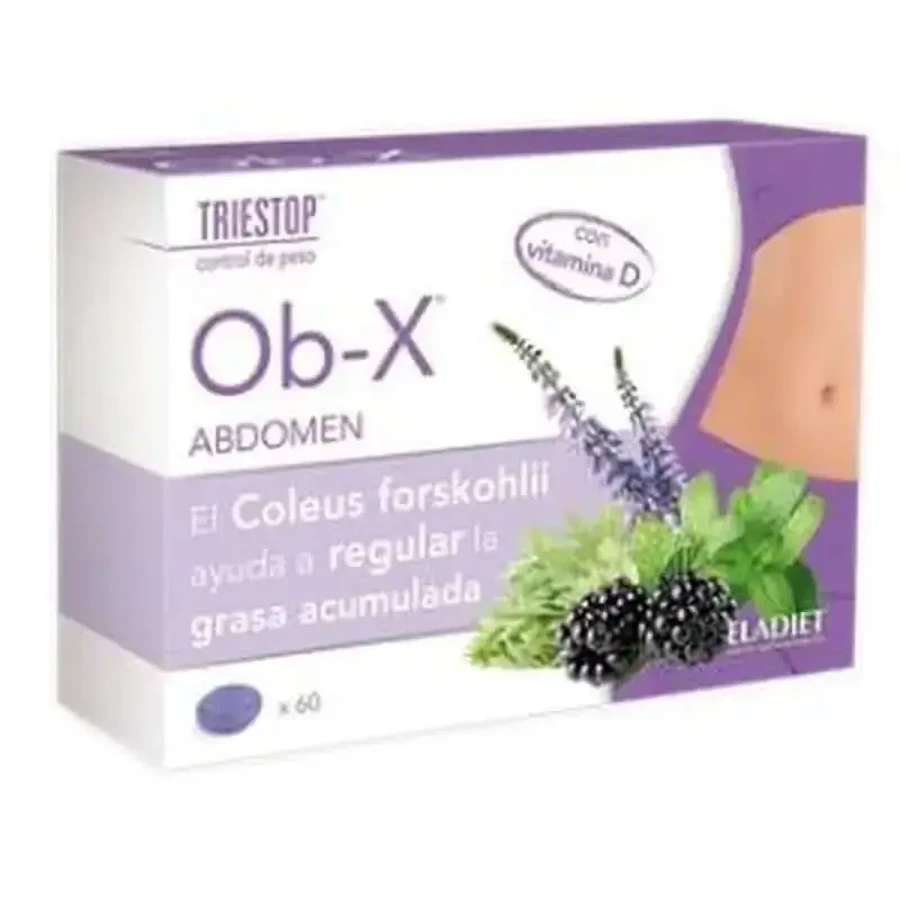 Eladiet Triestop Ob-X Abdomen, 60 таблеток: цены и характеристики