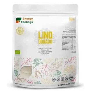 Energy Feelings Золотий льняний порошок 500 гр. Eco Vegan Sg