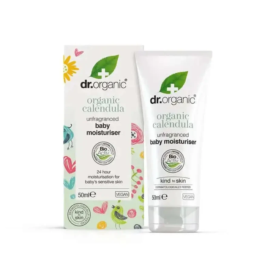 Дитячий зволожуючий крем з календулою Dr. Organic Calendula 50 мл: ціни та характеристики