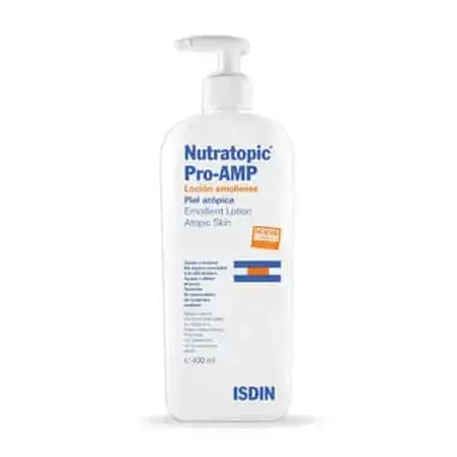 Гель для пом'якшення атопічної шкіри Isdin Nutratopic Pro-Amp Пом'якшувальний гель для ванни 400 мл: ціни та характеристики