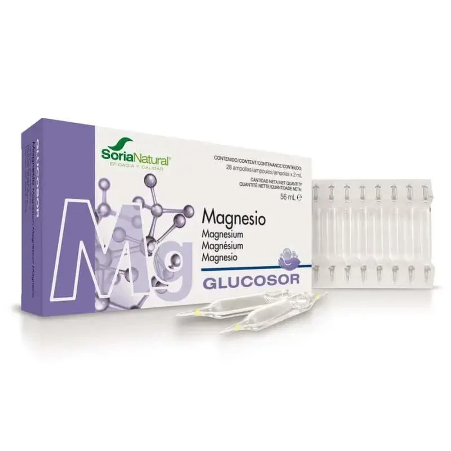 Soria Natural Glucosor Magnesium, 28 флаконов по 2 мл: цены и характеристики