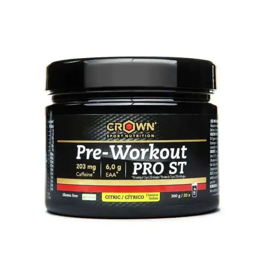 Crown Sport Nutrition Pre Workout Pro St Citrus, 300 г (20 порцій): ціни та характеристики