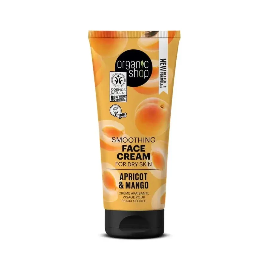 Organic Shop Organic Shop Абрикос и Манго Ежедневный легкий крем для лица, 50 мл: цены и характеристики