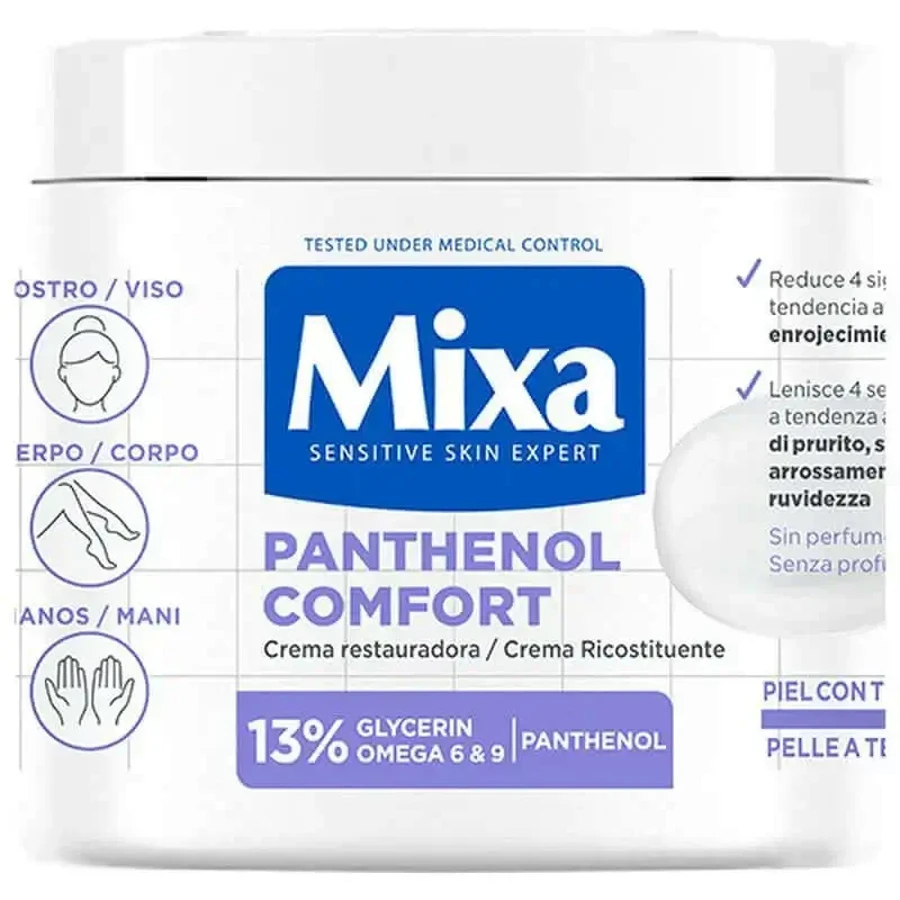 Mixa Panthenol Comfort Restorative Cream For Atopic Prone Skin 400Ml: цены и характеристики
