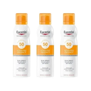 Eucerin Eucerin Dry Touch Прозорий сонцезахисний спрей Spf50+, 3X200 мл