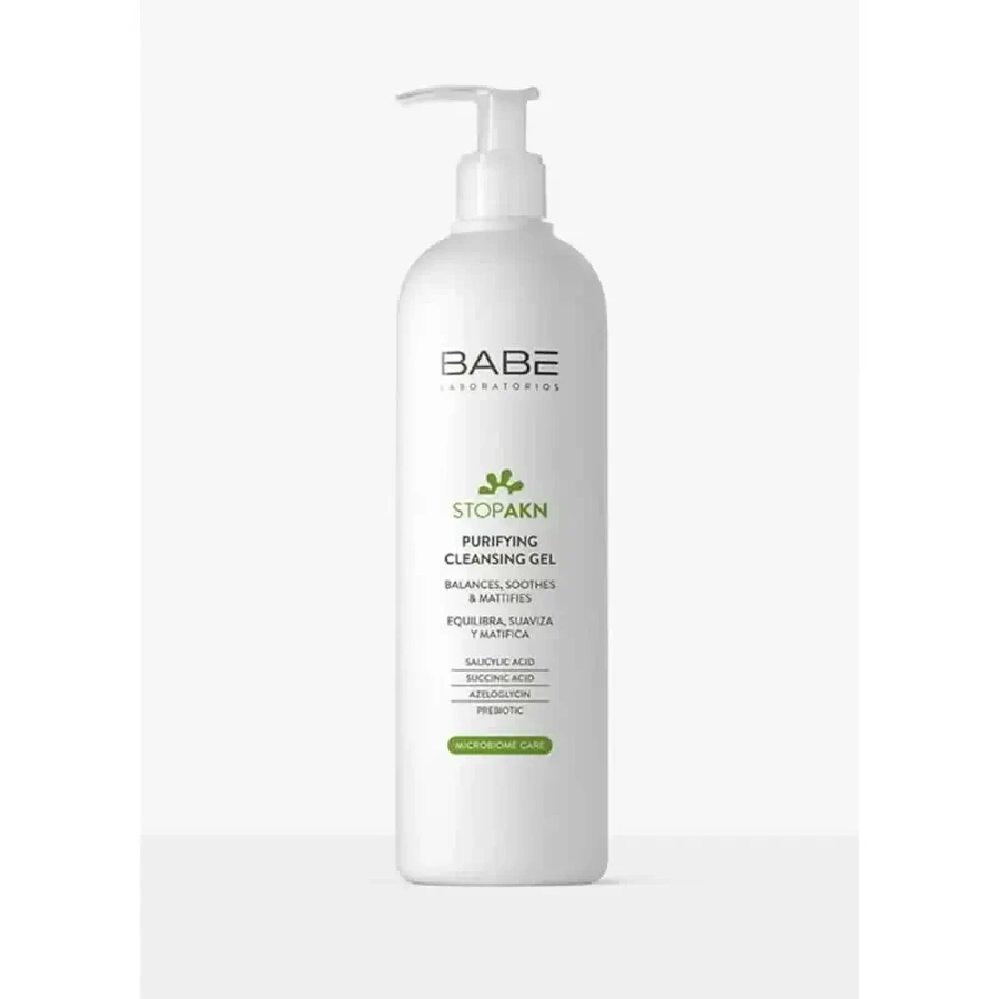 Очищувальний гель для вмивання Babé Stop Akn Purifying Cleanser, 400 мл: ціни та характеристики