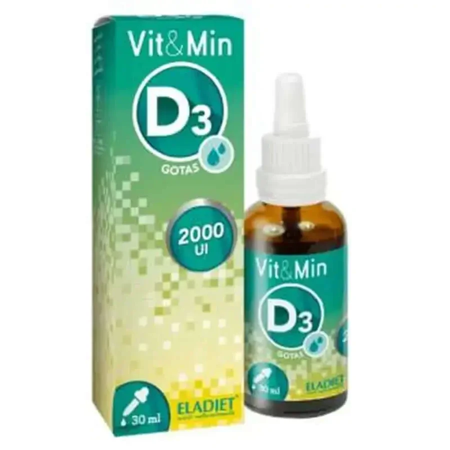 Eladiet Vit & Min Витамин D3, 30 мл: цены и характеристики