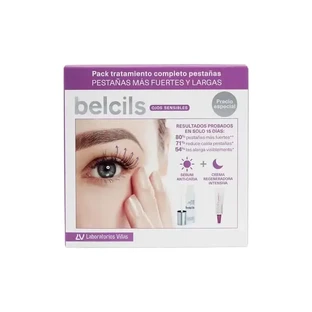 Belcils Complete Eyelash Treatment Pack Сироватка проти випадіння вій та інтенсивний відновлюючий крем