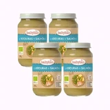 Babybio Меню Лосось традиційний, упаковка 4 х 200 г