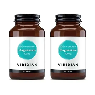 Viridian Magnesium High Potency 300Mg, 2X30Cap.Veg