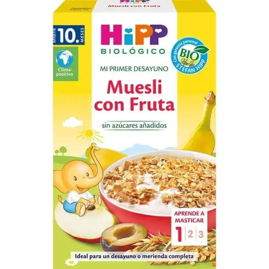 Фруктовые мюсли Hipp Bio, 200 г: цены и характеристики