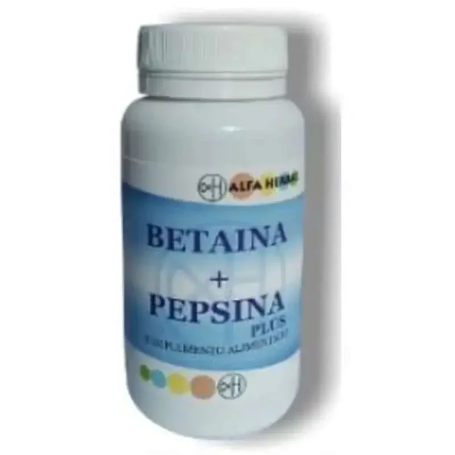 Alpha Herbal Бетаїн + пепсин 60 капсул: ціни та характеристики