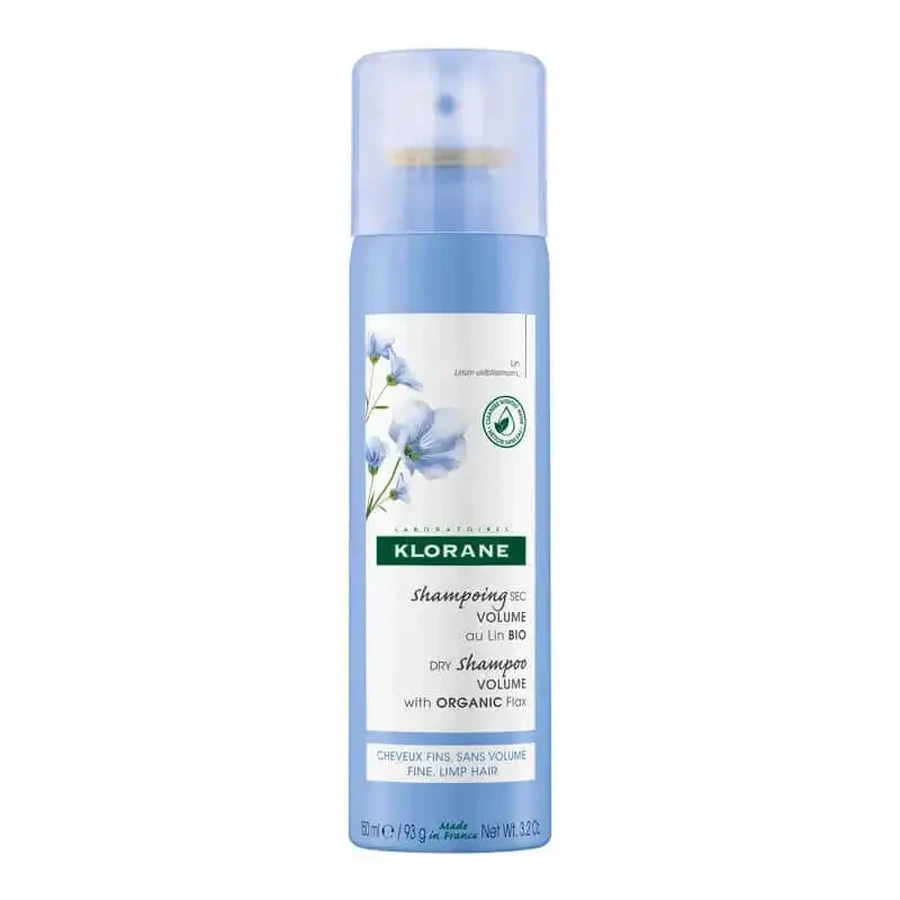 Сухий шампунь Klorane Organic Linen Dry Shampoo 150 мл: ціни та характеристики