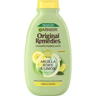 Garnier Original Remedies Нежный шампунь с глиной и лимоном для жирных волос - 300 мл