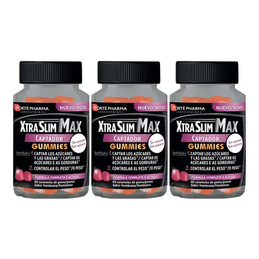 Forté Pharma Triplo Xtraslim Max Captador Gumm, 3 x 60 единиц: цены и характеристики