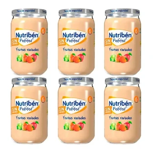 Nutriben Potito Ассорти фруктовое, 6 х 235 грамм