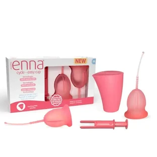 Enna Cycle Easy размер M - 2 чашки + коробка для стерилизации + аппликатор