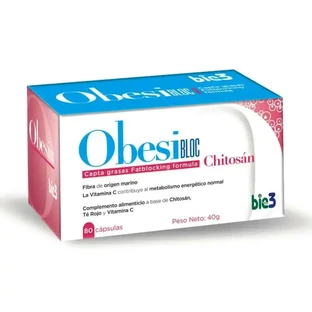 Bie3 ObeseBLOC Хітозан 500 мг 80 капсул