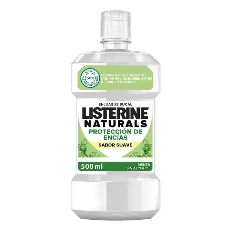 Ополіскувач для порожнини рота Listerine Naturals Ясна 500 мл: ціни та характеристики