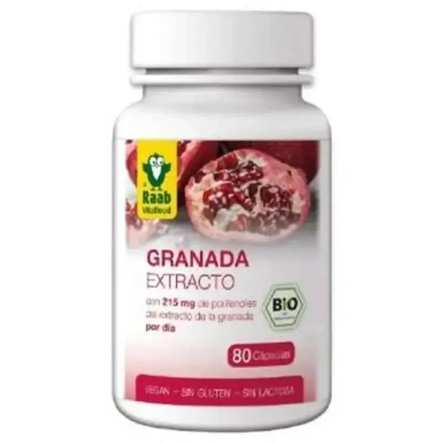 Raab Vitalfood Гранат 80 капсул Bio Sg Vegan: ціни та характеристики