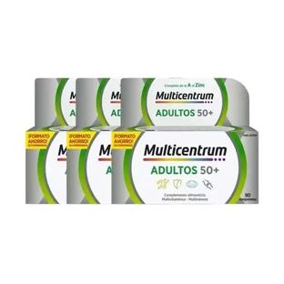 Multicentrum Adults 50+ Мультивитаминная пищевая добавка для взрослых старше 50 лет Упаковка 3 x 90 таблеток