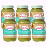 Babybio Ризотто з лососем з цибулею-пореєм, упаковка 6 х 200 г