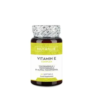 Nutralie Комплекс витамина Е с токотриенолами и токоферолами, 60 капсул