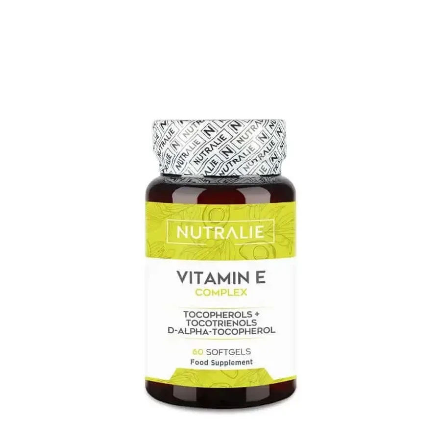 Nutralie Комплекс витамина Е с токотриенолами и токоферолами, 60 капсул: цены и характеристики
