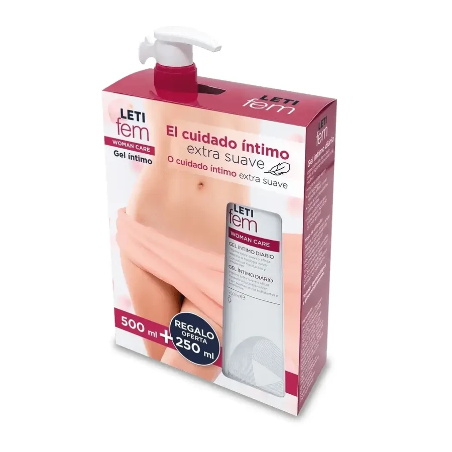 Letifem Women's Pack Интимный гель 500 мл + подарок 250 мл: цены и характеристики
