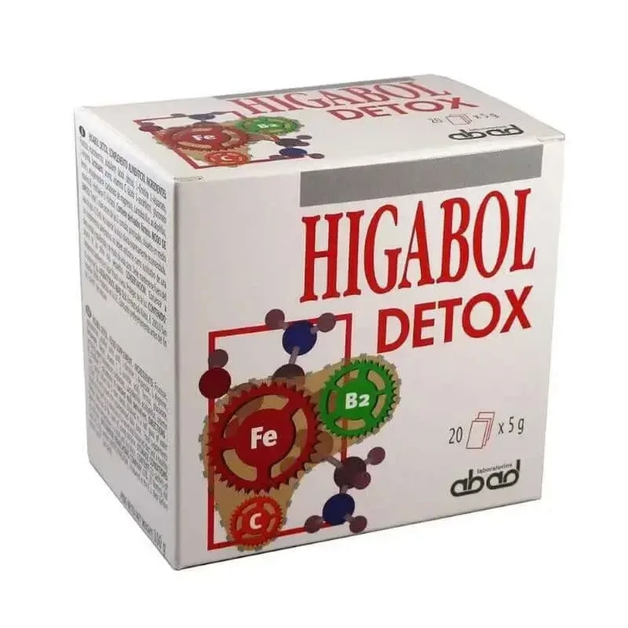Abad Higabol Detox, 20 пакетиков: цены и характеристики