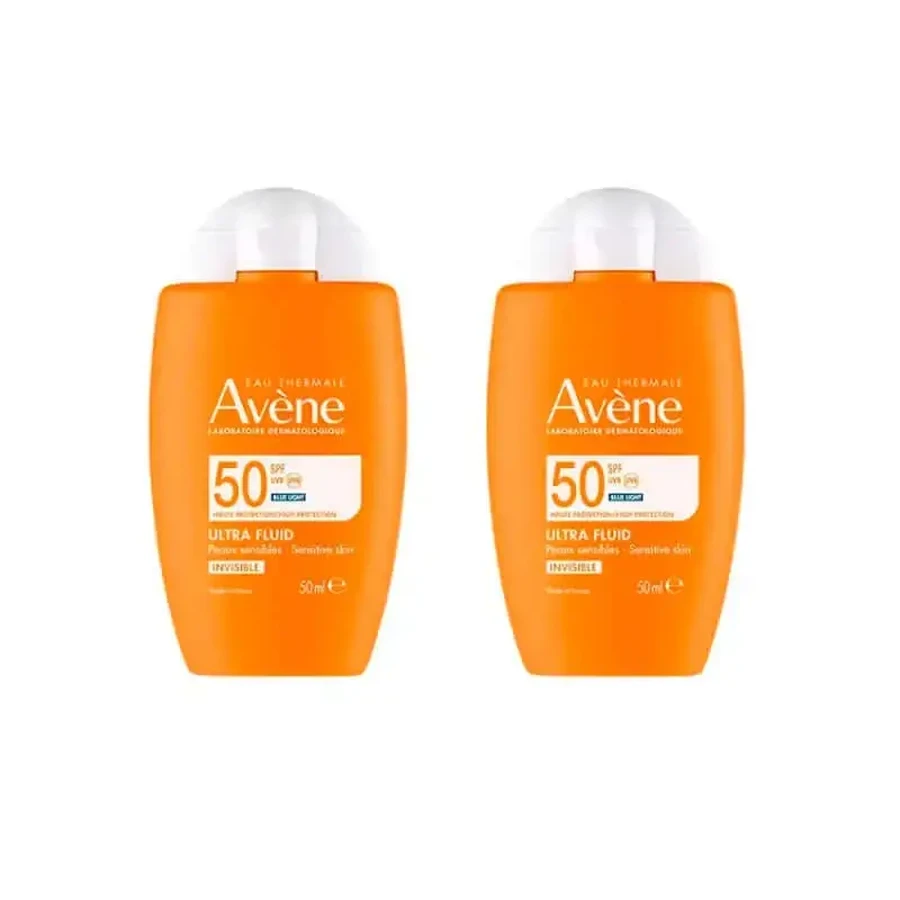 Ультраневидимий флюїд Avene Ultra Invisible Fluid Spf50, 2X50 мл: ціни та характеристики