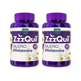 ZzzQuil Natura Мелатонін, упаковка 2х60 льодяників