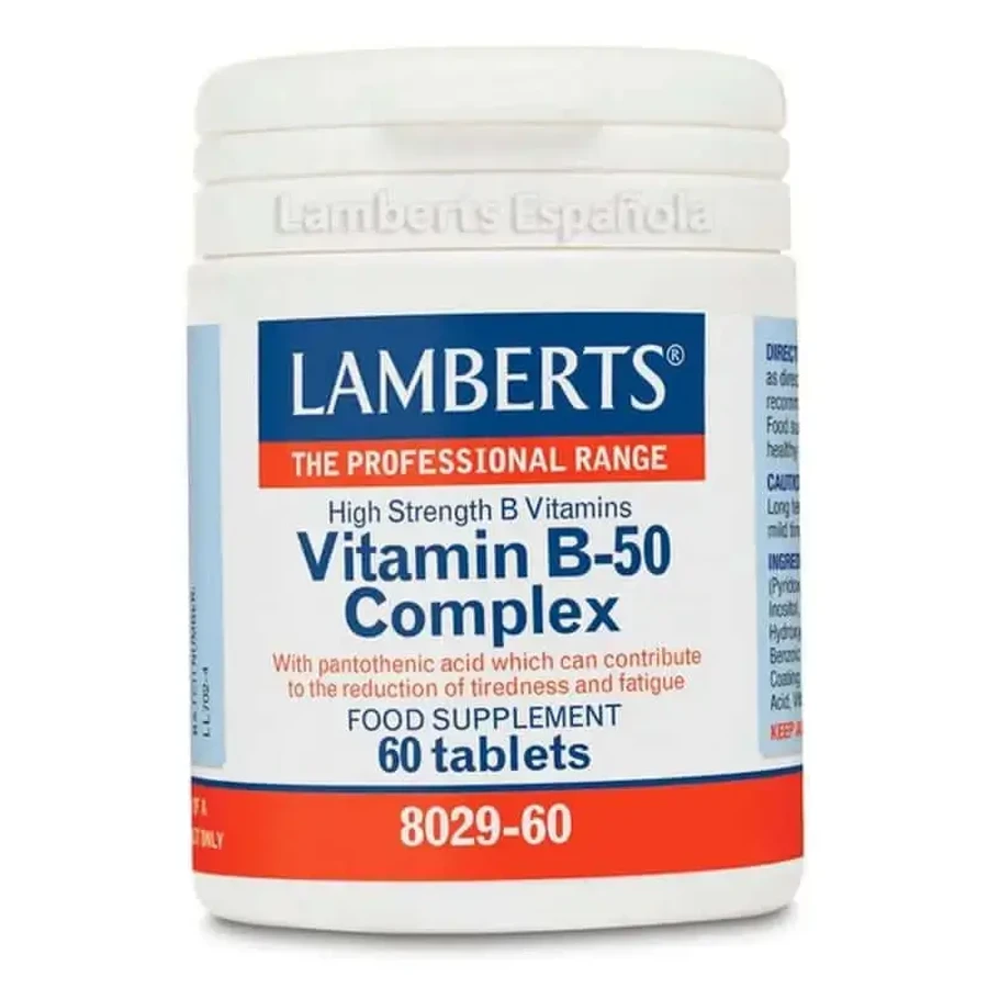 Lamberts Vitamin B-50 Complex 60 Comp.: ціни та характеристики
