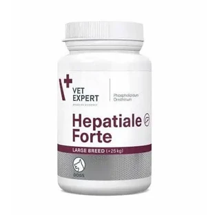 Добавка для зміцнення функції печінки у собак великих порід Hepatiale Forte Large Breed Twist Off, 40 капсул, VetExpert