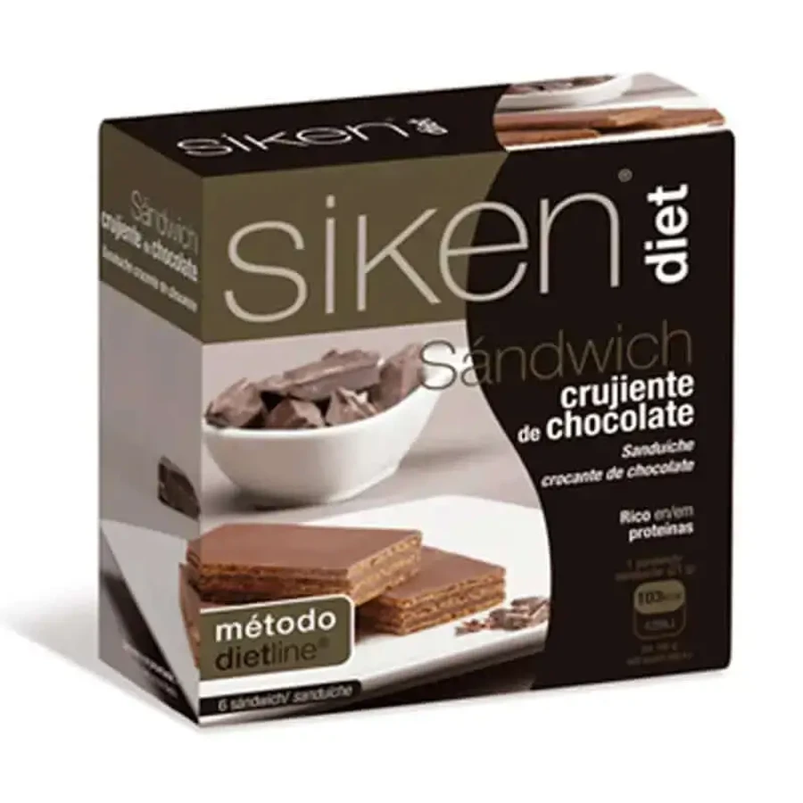 Siken Diet Sandwich Chocolate 6 одиниць: ціни та характеристики