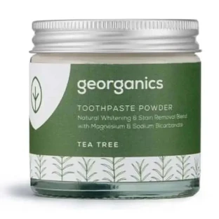 Мінеральна зубна паста Georganics Чайне дерево Чайне дерево Мінеральна зубна паста порошок 60мл.