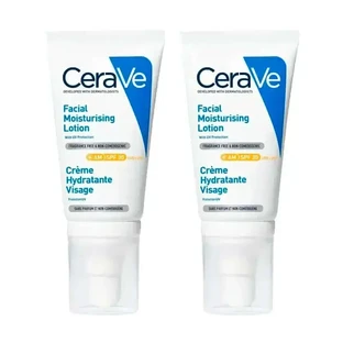 CeraVe Зволожуючий лосьйон для обличчя SPF30, упаковка 2 x 52 мл