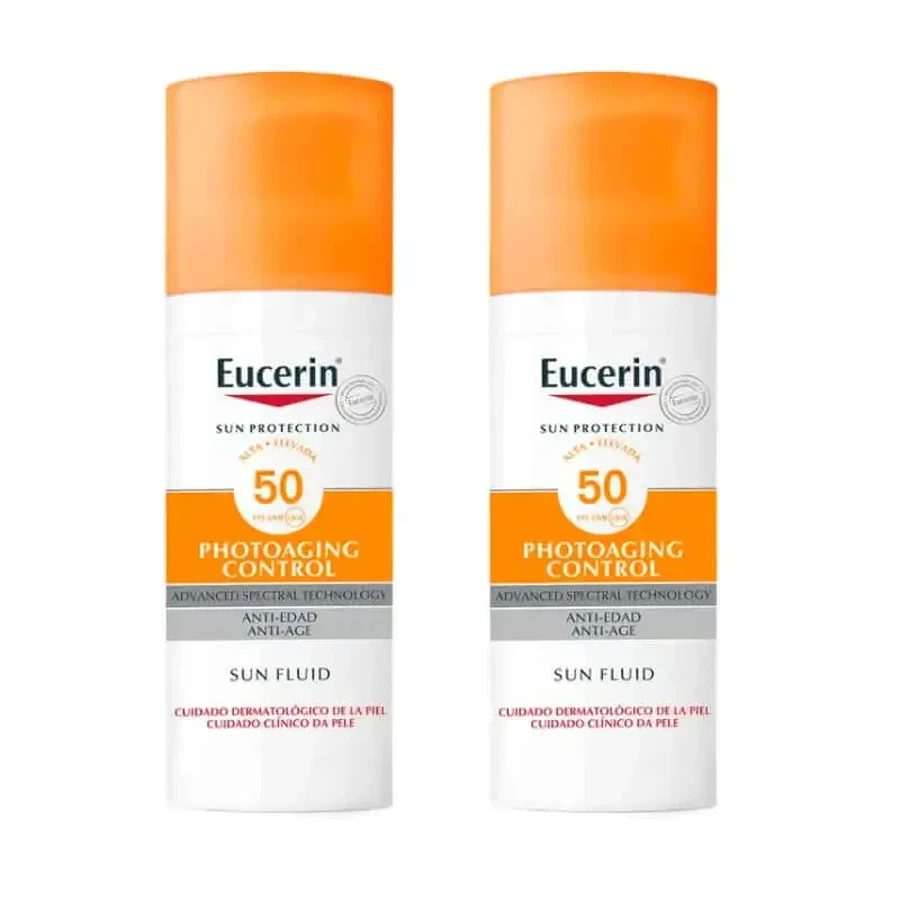 Eucerin Duplo Solar Photoaging Control Anti Age Spf50, 2 x 50 мл: цены и характеристики