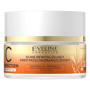 Eveline Cosmetics C-Perfection 40+, восстанавливающий крем для лица против морщин, дневной и ночной, 50 мл