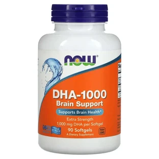 DHA-1000 Omega-3 Forte, 90 м'яких гелів, Now Foods