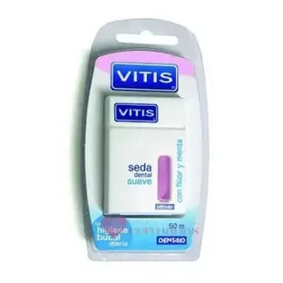 VITIS Gentle Mint Fluoride Dental Floss 50 M